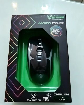 Ratón Gaming Battletron RAZER CHROMA NEGRO