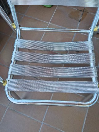 Juego 4 Sillas aluminio terraza