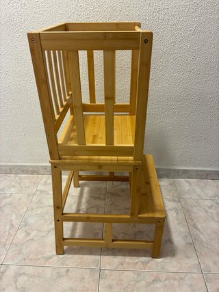 Escalera evolutiva madera bambú