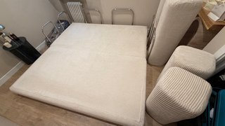 Sofá Cama Pana Beige Lino