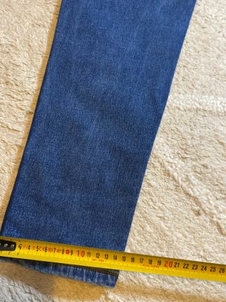 Vaqueros Rectos Anchos Retro Azul