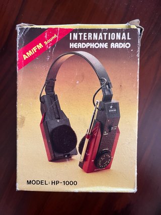 Radio Auriculares International HP-1000 AM/FM