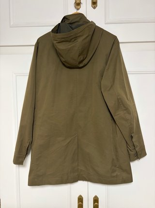 Abrigo Parka Mango Verde Oliva Talla M