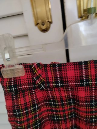 Falda cuadros invierno mujer