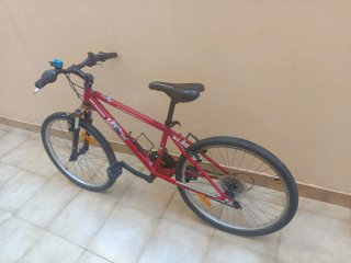 Bicicleta Rockrider 5.1 24 Roja