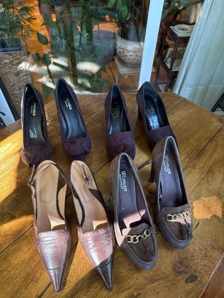 Lote 4 Zapatos Tacón Mujer