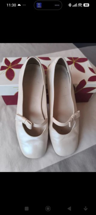 Zapatos Merceditas Niña Comunión Blancos