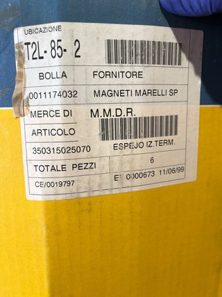 Pareja Retrovisores Iveco Daily 90-95
