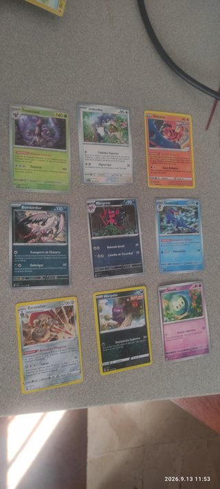 Cartas Pokémon Varias