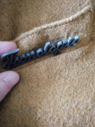 Chaqueta americana LANA y Piel