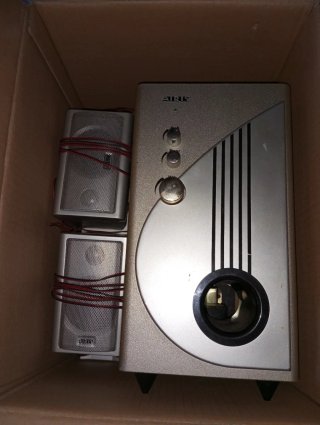 Altavoces Airis Home Cinema Dorados/Plateados