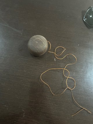 Yoyo de madera antiguo