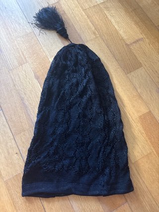 Gorro Fallero Negro con Borla