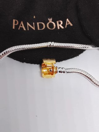 Pulsera Pandora 17cm Cierre Barril Fino