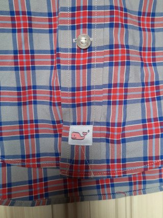 Camicia Vineyard Vines Performance quadri