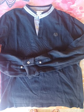 Polo Massimo Dutti niño manga larga T.9-10