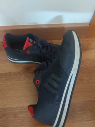 Zapatillas Mustang Hombre Azul/Rojo