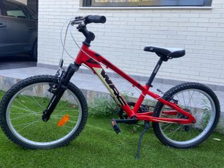 Bicicleta infantil 7-11 años roja