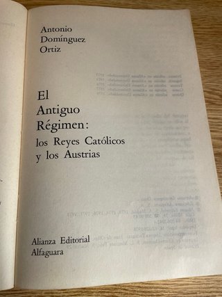 Historia de España: el Antiguo Régimen