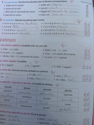 TRANSIT 1 PACK CAHIER D'EXERCICES