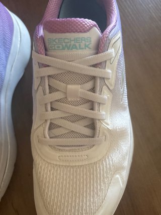 Deportivas Skechers Go Walk Mujer Morado/Blanco