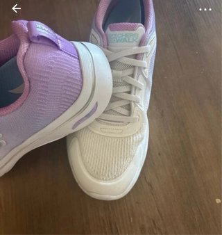 Deportivas Skechers Go Walk Mujer Morado/Blanco