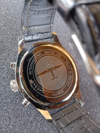 Orologio Cronografo Argento e Nero