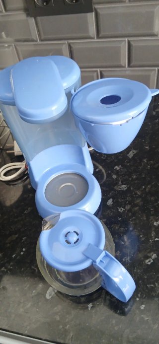 Cafetera Clatronic azul
