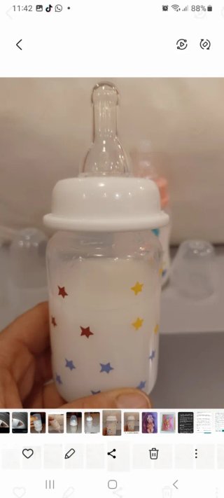 Biberón Reborn con Leche Simulada