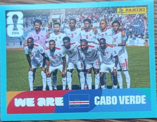Cromo Panini CPV 13 Cabo Verde
