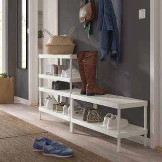 NUEVO Estante Zapatero MACKAPAR IKEA Blanco