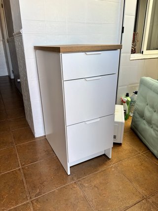 Módulo Almacenaje Cocina IKEA Blanco/Madera