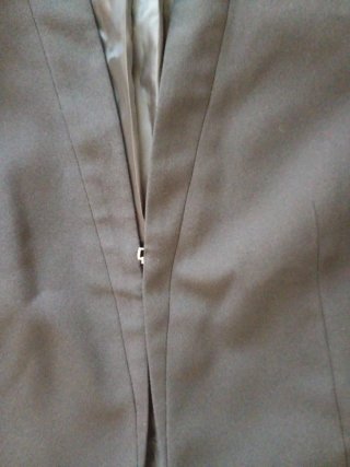 Chaqueta Americana Mango Negra Talla XL Mujer