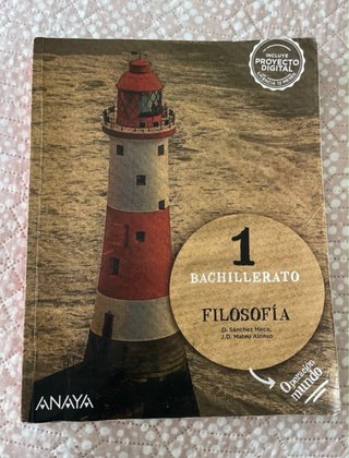 Libro Filosofía 1ro Bachillerato