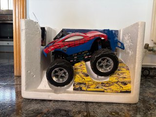 Monster Jam Spiderman Tyco RC Coche Teledirigido