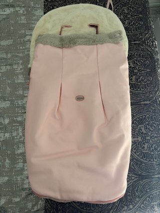 Saco de invierno de pelitos para sillita de carro