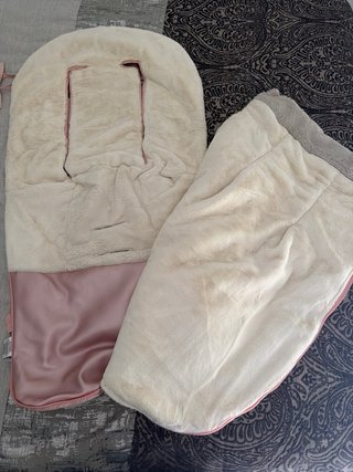 Saco de invierno de pelitos para sillita de carro