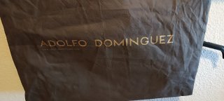 Bolso Adolfo Domínguez Piel Azul Marino