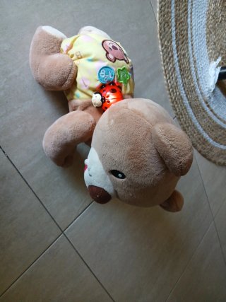 Osito gateo de peluche para bebé