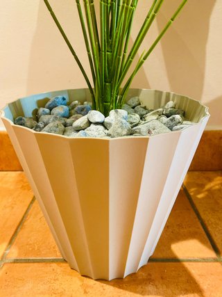 Planta Artificial Platanera Maceta Beige Nueva