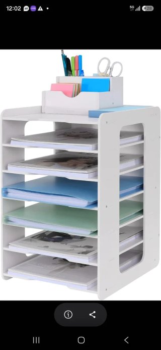 Organizador de escritorio 7 baldas