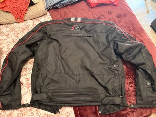 Chaqueta de moto KB Racing negra