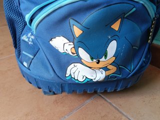 Mochila escolar Sonic