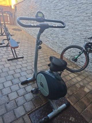 Bicicleta Estática Gris