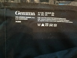 Faja Reductora Gemma Talla Única Negra