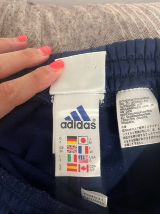 Pantalón corto Adidas azul marino Talla S