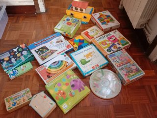 Lote de juegos educativos infantiles