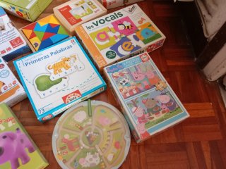 Lote de juegos educativos infantiles