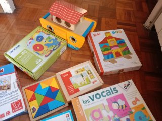 Lote de juegos educativos infantiles
