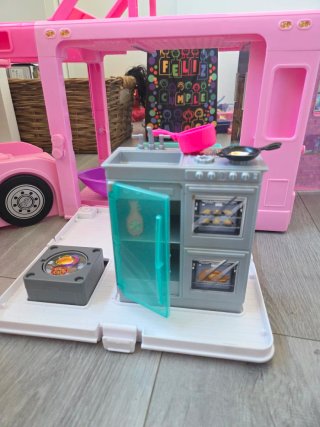 Caravana Barbie Rosa